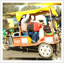 TERI undertakes a study on e-rickshaws plying in Delhi