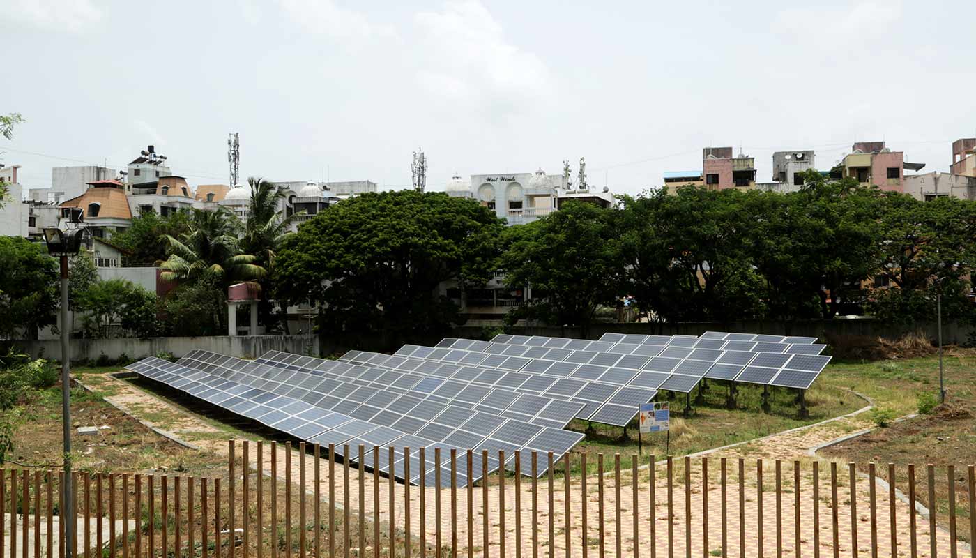 PCNTDA solar panel green building
