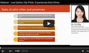 Webinar on Low Carbon Pilots in China, 12 March 2015