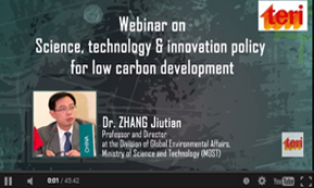 Webinar on Science, Technology & Innovation Policy for Low Carbon Development (9 April 2015)