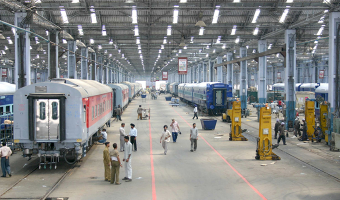 water audit at rail coach