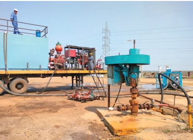 Biostimulation in CBM wells at Raniganj