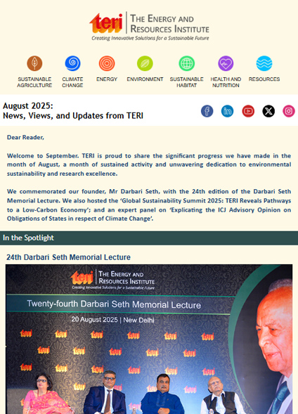TERI Newsletters