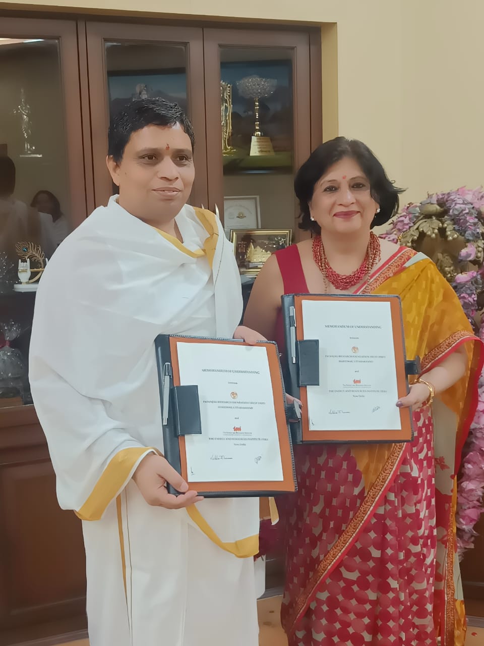 TERI and Patanjali Research Foundation Trust