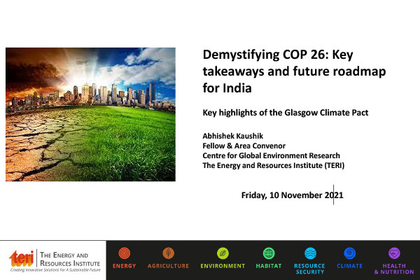 Demystifying cop26