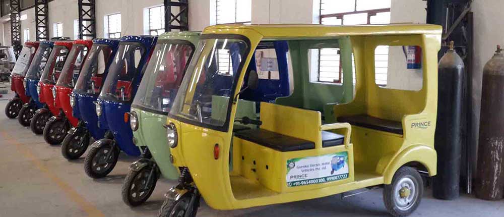 e-rikshaw charging station