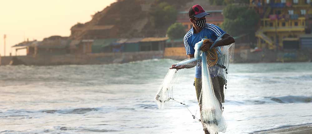 Climate Change, COVID-19 Burden India's Fisherfolk: Sustaining