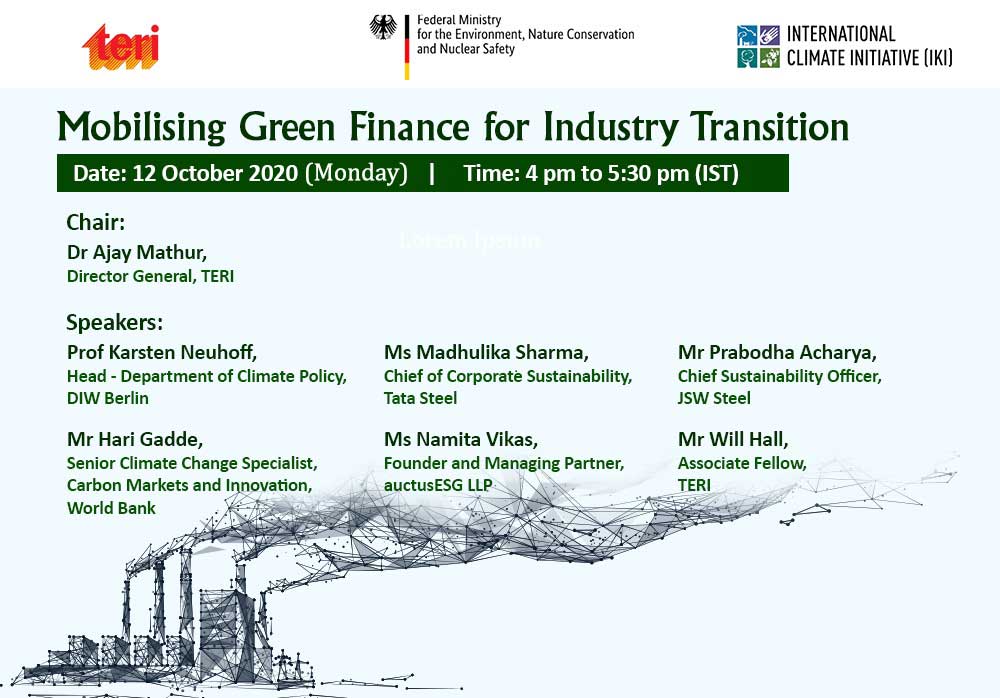 Mobilising green finance