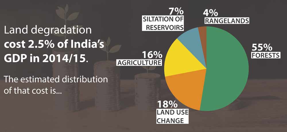 case study on desertification in india