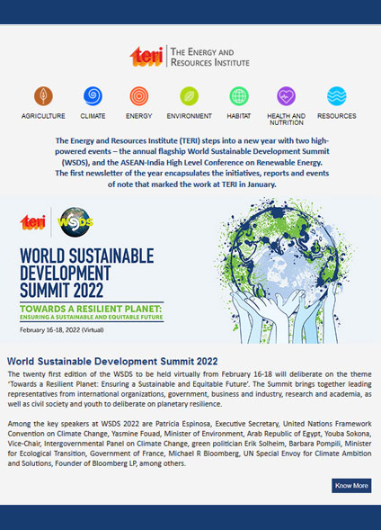 TERI Newsletters