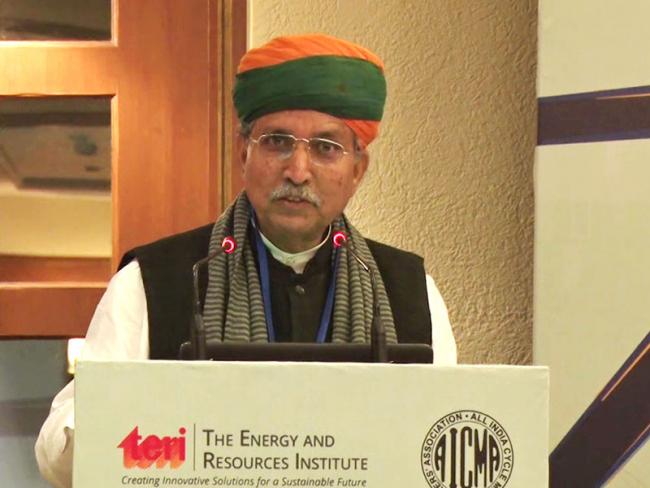 Shri Arjun Ram Meghwal on the TERI's report launch of 'Benefits of Cycling in India'
